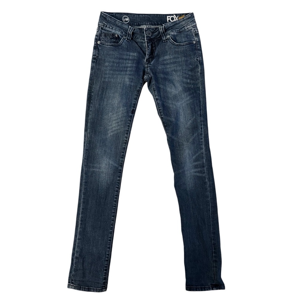 Fox Women Straight Leg Jeans - Dark Indigo Wash